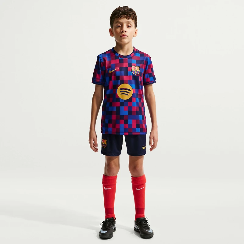 Youth Nike Garnet Barcelona 2026/27 Home Pre-Match Top