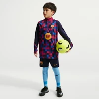 Youth Nike Garnet Barcelona 2026/27 Strike Dri-FIT Long Sleeve Quarter-Zip Drill Top