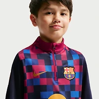 Youth Nike Garnet Barcelona 2026/27 Strike Dri-FIT Long Sleeve Quarter-Zip Drill Top