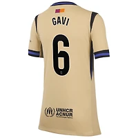Maillot Nike Gavi Gold Barcelone 2025/26 Extérieur Stadium Réplique