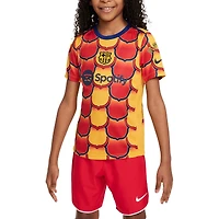Youth Nike Gold Barcelona 2023/24 Drac Pack Academy Pro Pre-Match Top
