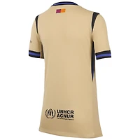 Youth Nike  Gold Barcelona 2025/26 Away Stadium Replica Jersey