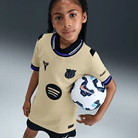 Youth Nike  Gold Barcelona 2025/26 Away Stadium Replica Jersey