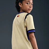 Youth Nike  Gold Barcelona 2025/26 Away Stadium Replica Jersey