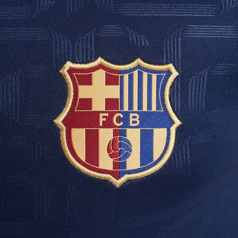 Youth Nike Navy Barcelona 2024/25 Pre-Match Top