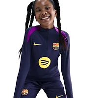 Youth Nike Navy Barcelona 2025/26 Strike Drill Quarter-Zip Dri-FIT Long Sleeve Top