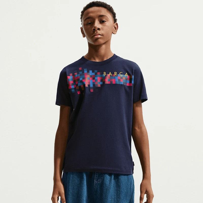 Youth Nike Navy Barcelona Barca T-Shirt
