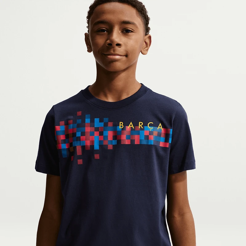 Youth Nike Navy Barcelona Barca T-Shirt