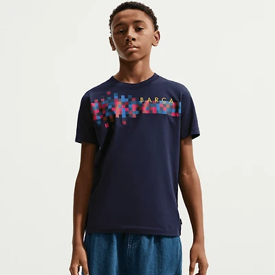 Youth Nike Navy Barcelona Barca T-Shirt