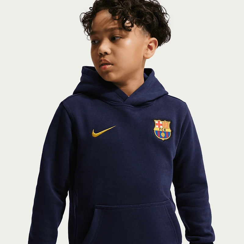 Youth Nike Navy Barcelona Club Hoodie