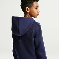 Youth Nike Navy Barcelona Tech Fleece Raglan Full-Zip Hoodie
