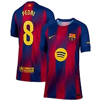 Youth Nike Pedri Blue Barcelona 2025/26 Home Replica Jersey
