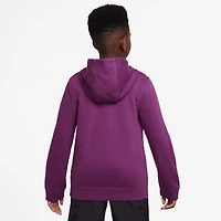 Youth Nike Purple Barcelona 2025/26 Club Full-Zip Hoodie