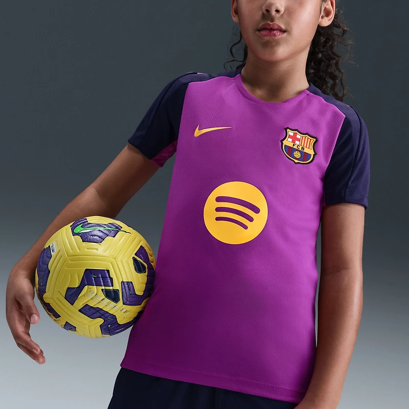Youth Nike  Purple Barcelona 2025/26 Strike Performance Top