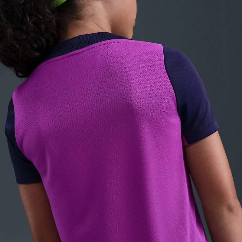 Haut Nike violet pour jeunes FC Barcelone 2025/26 Strike Performance