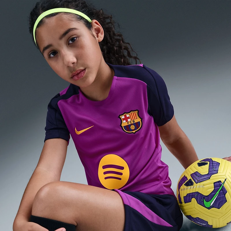 Youth Nike  Purple Barcelona 2025/26 Strike Performance Top