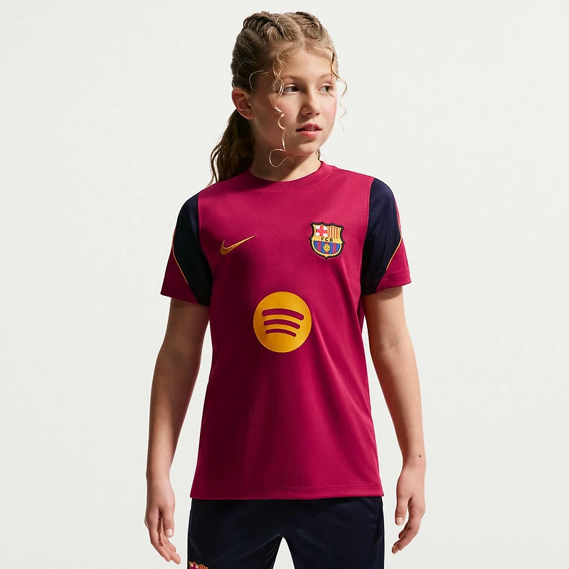 Youth Nike  Red Barcelona 2026/27 Dri-FIT Strike Top