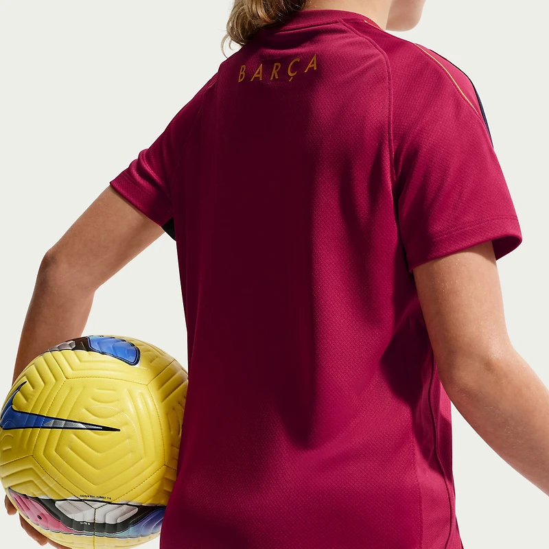 Maillot Nike Dri-FIT Strike rouge Barcelone 2026/27 pour enfant