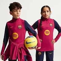 Youth Nike Red Barcelona 2026/27 Strike Dri-FIT Long Sleeve Quarter-Zip Drill Top