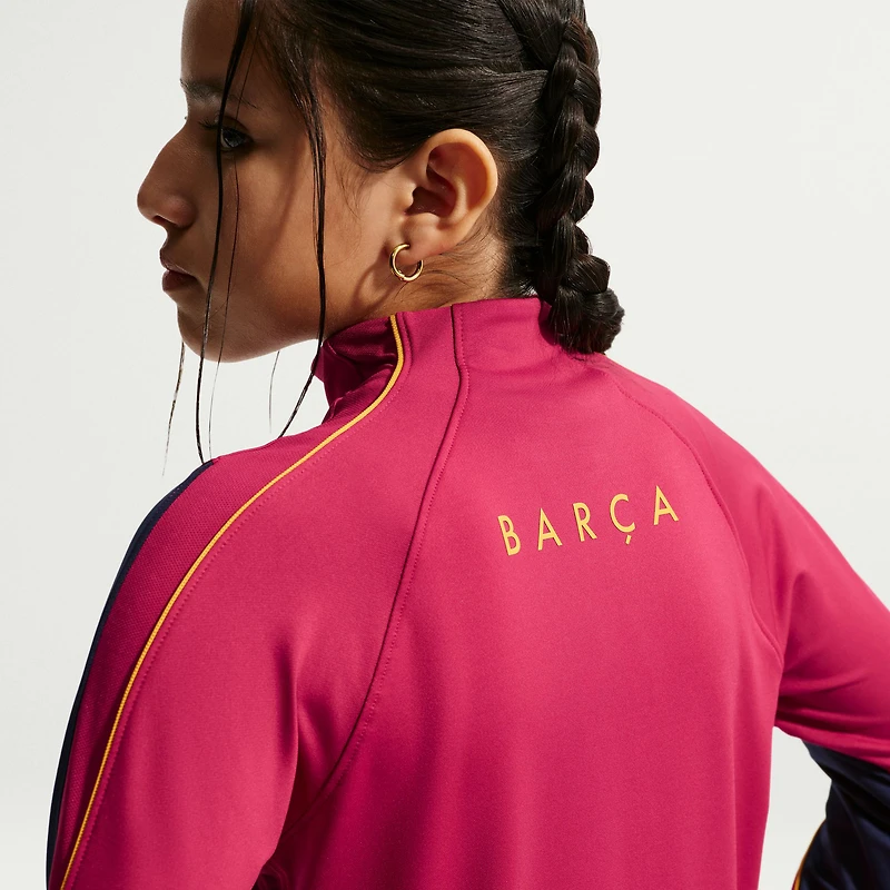 Youth Nike Red Barcelona 2026/27 Strike Dri-FIT Long Sleeve Quarter-Zip Drill Top