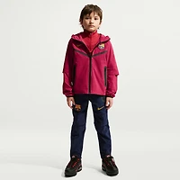 Youth Nike Red Barcelona Tech Woven Raglan Dri-FIT Full-Zip Hooded Jacket