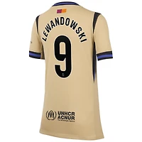 Maillot Nike Robert Lewandowski Or Barcelone 2025/26 Extérieur Stadium Réplique