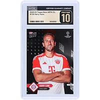 Harry Kane Bayern Munich 2022-23 Topps Now UEFA Servus Harry! #136 CGC Authenticated Pristine 10 Card