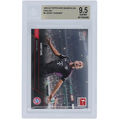 Harry Kane Bayern Munich 2023-24 Topps Now A Perfect Start! 18.08.2023 #6 BGS Authenticated 9.5 Card