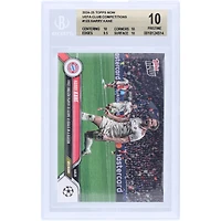 Harry Kane Bayern Munich 2024-25 Topps Now First English Player To Score 10 Goals In A Season #123 BGS Authenticated 10 Card - 10,10,9.5,10 Subgrades