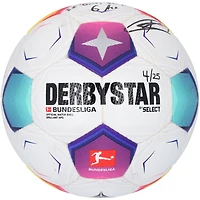 Harry Kane Bayern Munich Autographed 2023-24 Bundesliga Authentic Soccer Ball with Multiple Inscriptions - Limited Edition of 25