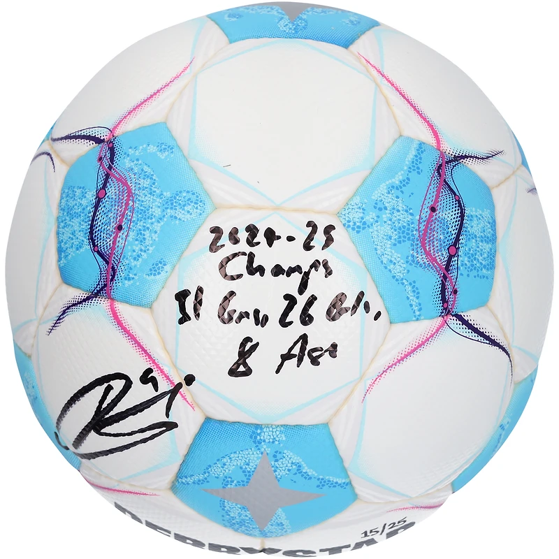 Harry Kane Bayern Munich Autographed 2024-25 Bundesliga Authentic Soccer Ball with Multiple Inscriptions - Limited Edition of 25