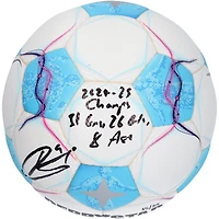 Harry Kane Bayern Munich Autographed 2024-25 Bundesliga Authentic Soccer Ball with Multiple Inscriptions - Limited Edition of 25