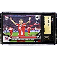 Lennart Karl Bayern Munich 2025-26 Topps Now UEFA CL FC Bayern München’s Youngest-Ever UEFA Champions League Goalscorer #38 CGC Authenticated PRISTINE 10 Rookie Card