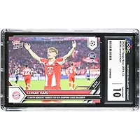 Lennart Karl Bayern Munich 2025-26 Topps Now UEFA CL FC Bayern Munich's Youngest Ever UEFA Champions League Goalscorer #38 CGC Authenticated 10 Rookie Card