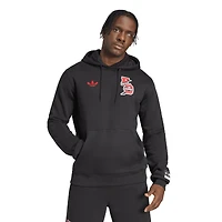 Men's adidas Originals  Black Bayern Munich Varsity Pack Pullover Hoodie