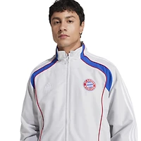 Men's adidas  Silver Bayern Munich Urban Purist AEROREADY Full-Zip Track Jacket