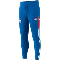 Pantalon d'entraînement adidas Bayern Munich Blue Team AEROREADY pour homme