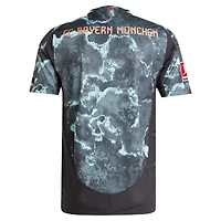 Maillot adidas noir Bayern Munich 2024/25 extérieur authentique pour homme