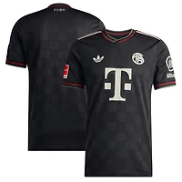 Men's adidas  Black Bayern Munich 2025/26 Third Authentic Jersey