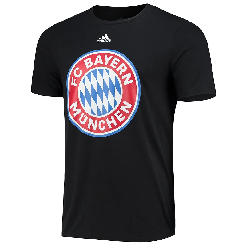 Men's adidas Black Bayern Munich Primary Logo Amplifier T-Shirt