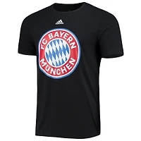 Men's adidas Black Bayern Munich Primary Logo Amplifier T-Shirt