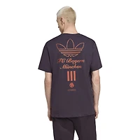 T-shirt graphique adidas noir pour homme, collection Bayern Munich Terrace Icons