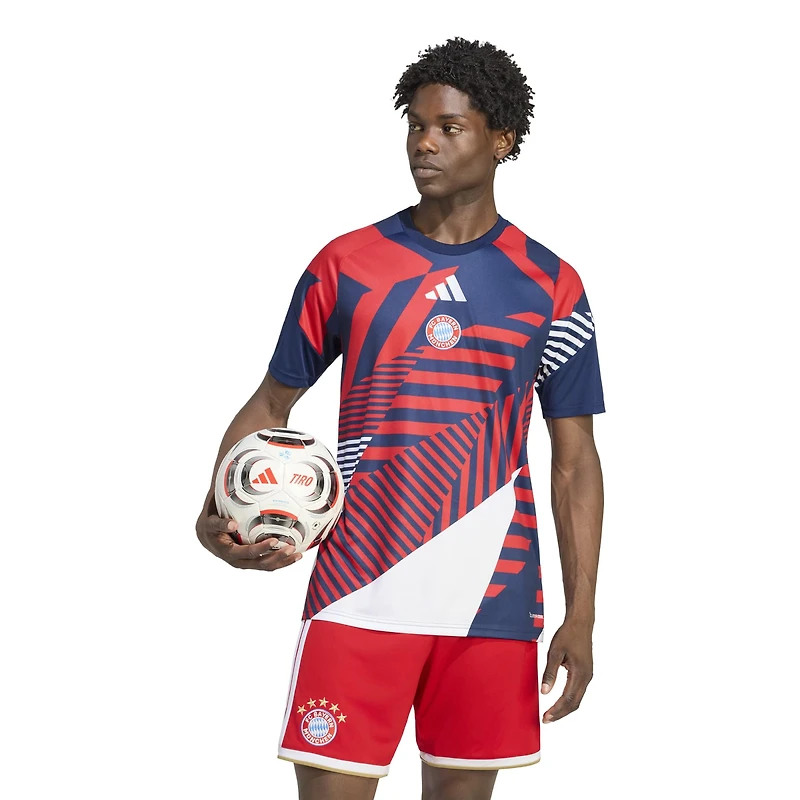 Men's adidas  Blue/Red Bayern Munich 2026/27 Pre-Match Home Training Jersey