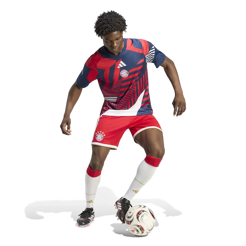 Men's adidas  Blue/Red Bayern Munich 2026/27 Pre-Match Home Training Jersey