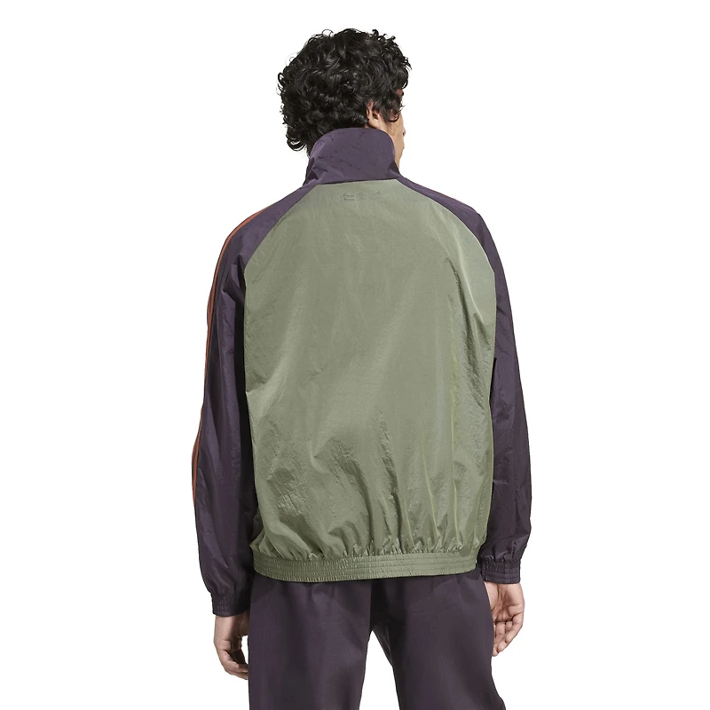 Veste demi-zip adidas verte Bayern Munich Terrace Icons pour homme