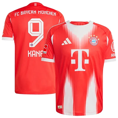Maillot adidas Harry Kane rouge Bayern Munich 2025/26 domicile authentique pour homme