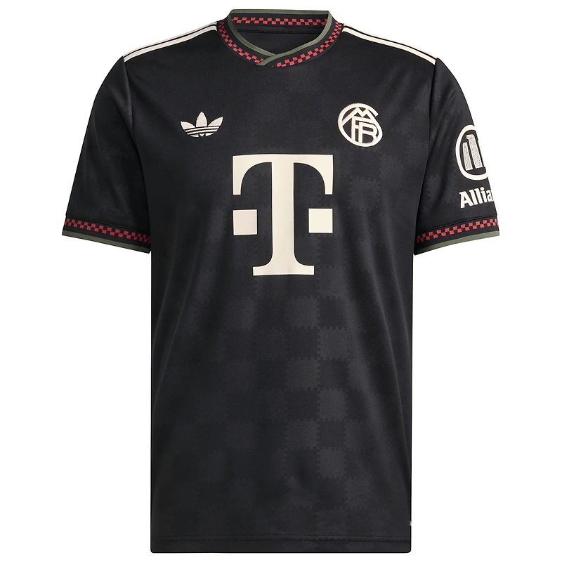 Maillot de joueur adidas Jamal Musiala noir Bayern Munich 2025/26 troisième réplique pour homme