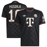 Maillot de joueur adidas Jamal Musiala noir Bayern Munich 2025/26 troisième réplique pour homme