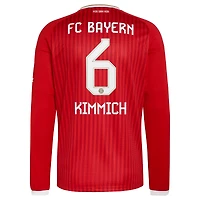 Men's adidas Joshua Kimmich Red Bayern Munich 2026/27 Home Replica Long Sleeve Jersey