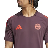 Maillot d'entraînement adidas Maroon Bayern Munich 2024/25 AEROREADY pour homme